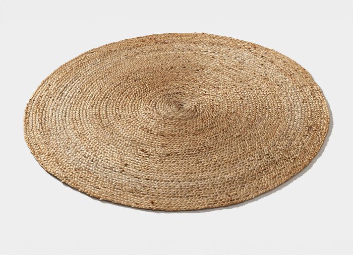 Handgeflochtene Teppiche aus 100% Jute 