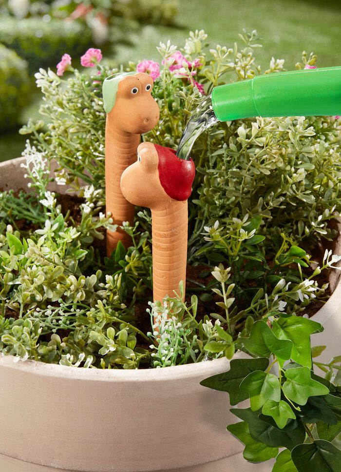 Bew&auml;sserungsw&uuml;rmer aus Terracotta, 4er-Set 