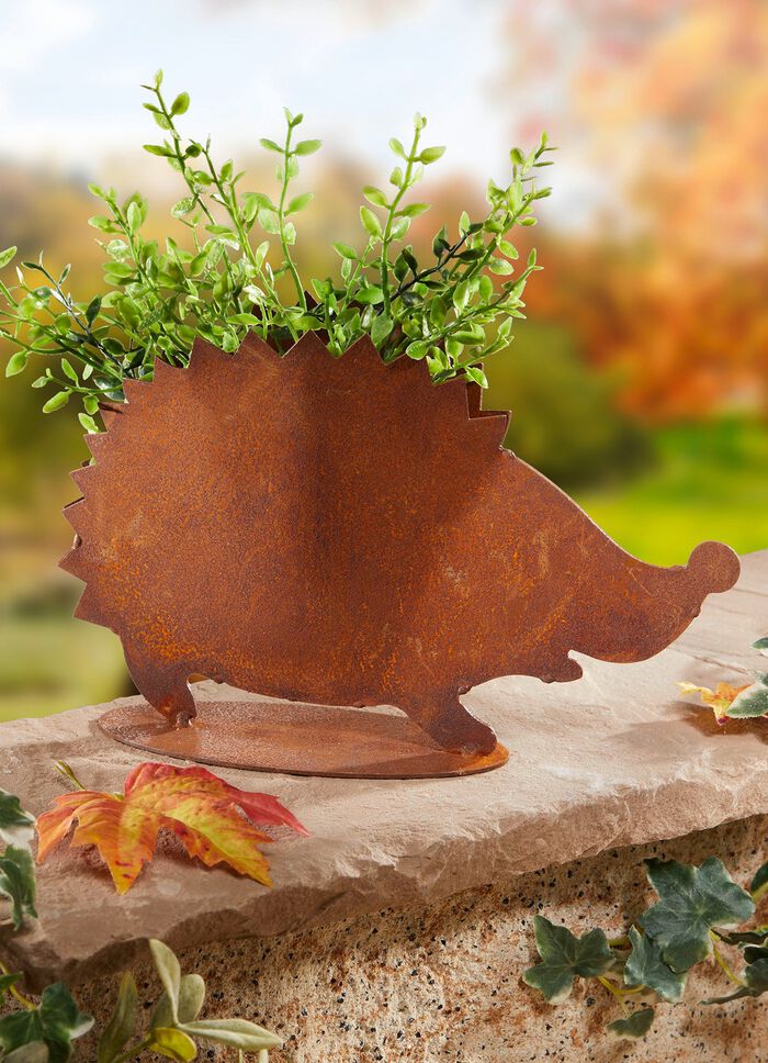 Pflanzigel im Rost-Look 