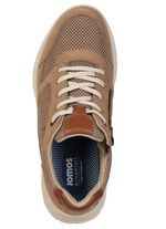 Sportliche Herren-Schn&uuml;rschuhe, Weite H, mit herausnehmbarem Fu&szlig;bett BEIGE