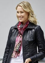 Schal mit Fantasie- und Zebradessin 