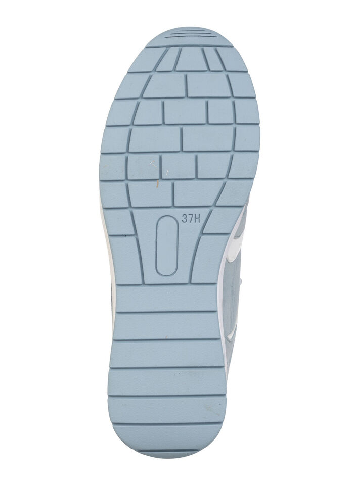 ELENA EDEN, sytlische Damen-Sneaker, Weite H, mit herausnehmbarem Fußbett BLAU-WEISS