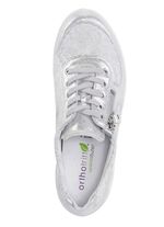 Waldl&auml;ufer Schn&uuml;rschuh mit floral bedrucktem Elastikmaterial 