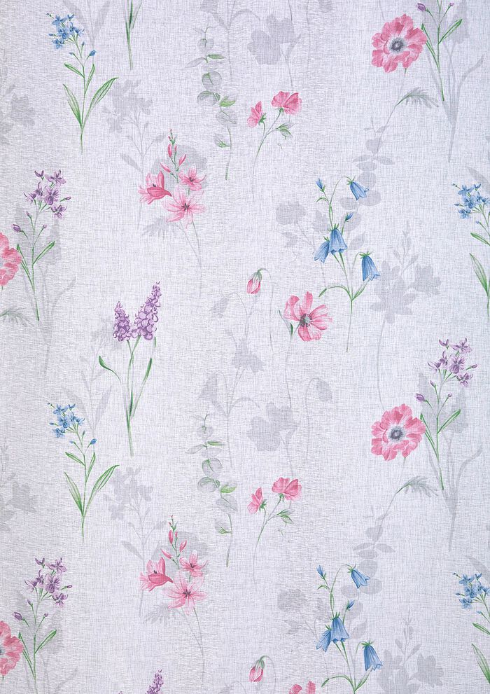 Dekoschal mit Blumen-Motiven 