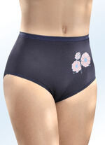 Dreierpack Slips mit elastischen Abschl&uuml;ssen 