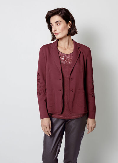 Blazer mit hübscher Stickerei 