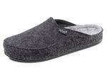 Komfortable, Herren-Hausschuhe, aus Wollfilz ANTHRAZIT