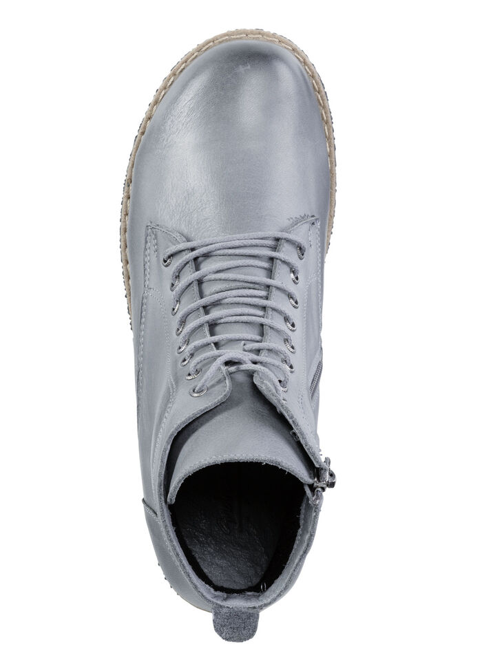 Andrea Conti, klassiche Damen-Boots, mit herausnehmbarem Fußbett HELLGRAU