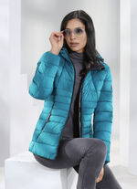 Funktionsjacke mit abnehmbarer Kapuze 