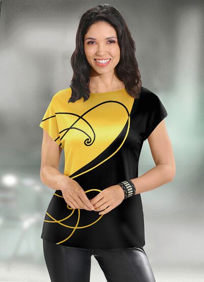 Shirt mit edlem Druck 