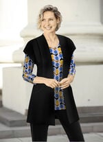 Weste in verschlussloser Form 