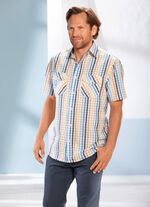 Legeres, kariertes Seersucker Hemd 