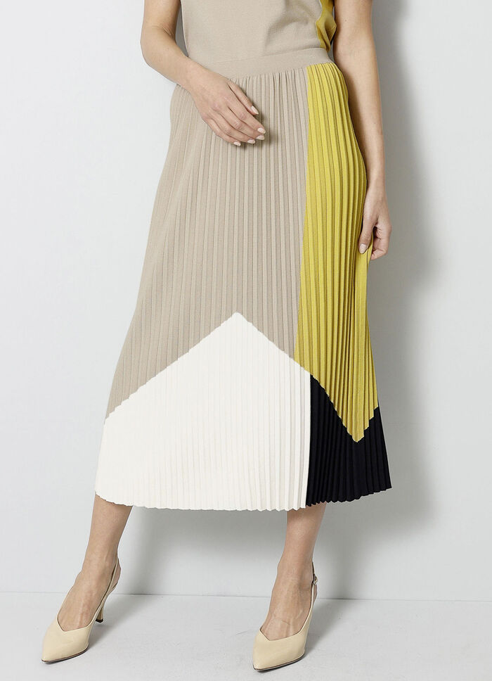 Rock mit Plisseefalten  