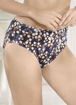 Zweierpack Slips mit farbharmonischem Druckdessin 