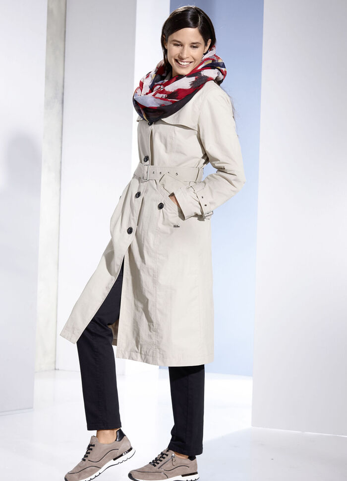 Trenchcoat m. Gürtel 