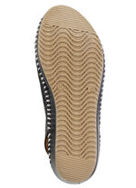 ELENA EDEN Sandalette aus weichem, perforiertem Nappaleder DUNKELBLAU-BUNT