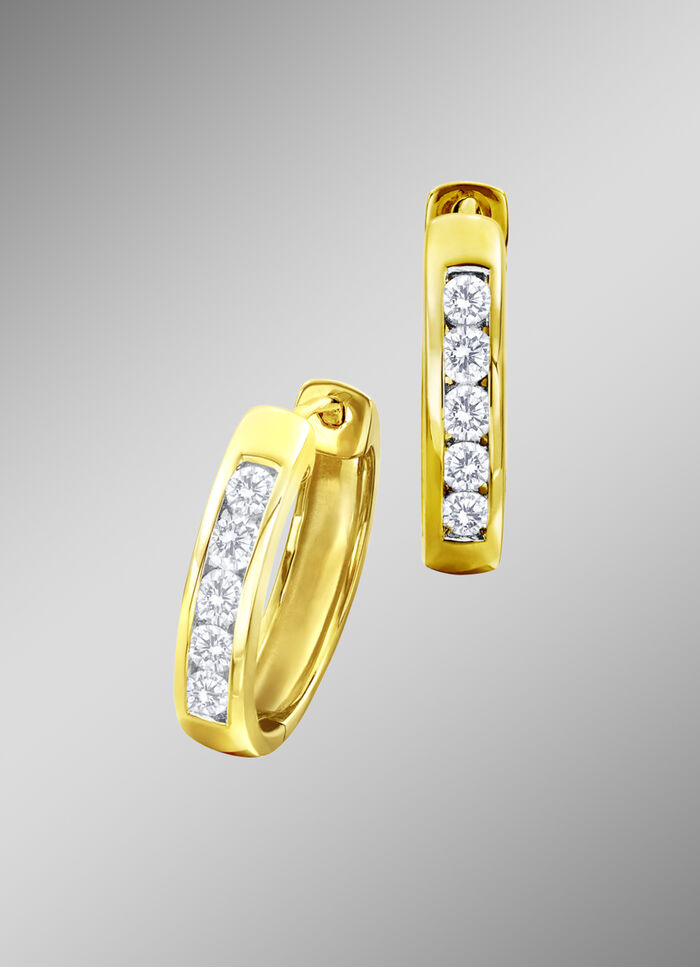 Creolen mit Brillanten 