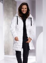 Funktions-Kurzmantel in 2 Farben NATURWEISS