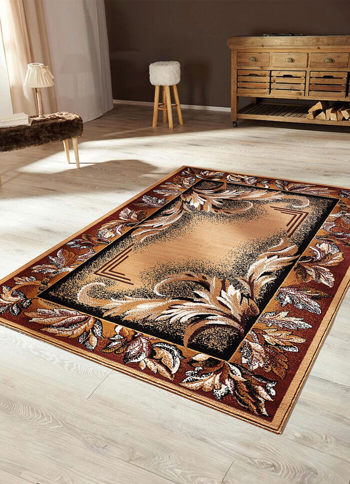 Brücken, Teppiche und Bettumrandung mit floralem Dessin BEIGE BORDÜRE