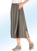 Rock in interessanter Wickeloptik KHAKI