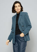 Blazer mit interessantem Dessin 