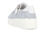 Remonte Sneaker mit bunter Schnürung BLEU-WEISS