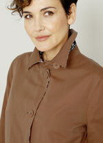 Wendemantel mit Animalprint 