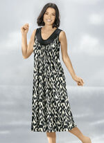 Kleid mit farbbrillantem Druckdessin 