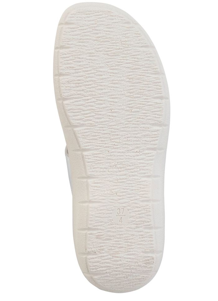 Pantolette mit gl&auml;nzendem Schmuck 