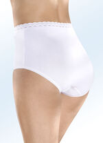 Viererpack Slips mit Elastikspitzenbund 
