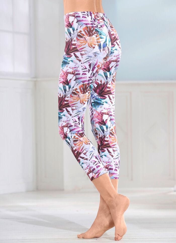 Laurina Leggings mit buntem Druckdessin 