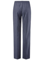 Hose mit r&uuml;ckw&auml;rtigem Dehnbundeinsatz RAUCHBLAU