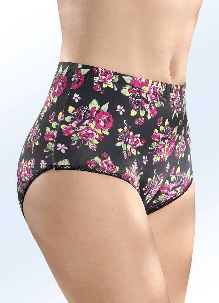 Viererpack Slips aus Baumwolle 