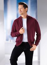 Klassische "King's Road"-Jacke in 3 Farben BORDEAUX MELIERT