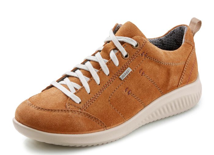 Schn&uuml;rschuh mit wetterfester Klimamembrane COGNAC