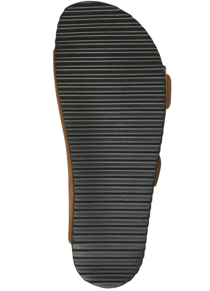 Andrea Conti Pantolette mit bunt bedrucktem Lederfu&szlig;bett 