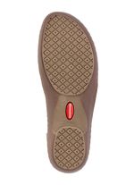 ELENA EDEN Riemchen-Sandale aus Nappaleder und effektvoll gepr&auml;gtem Veloursleder 