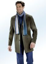 Kurzmantel mit Leistentaschen OLIV