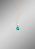 Bezaubernder Anh&auml;nger mit Blautopas 