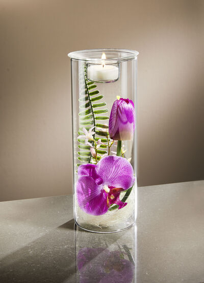 Teelichthalter in Zylinderform 