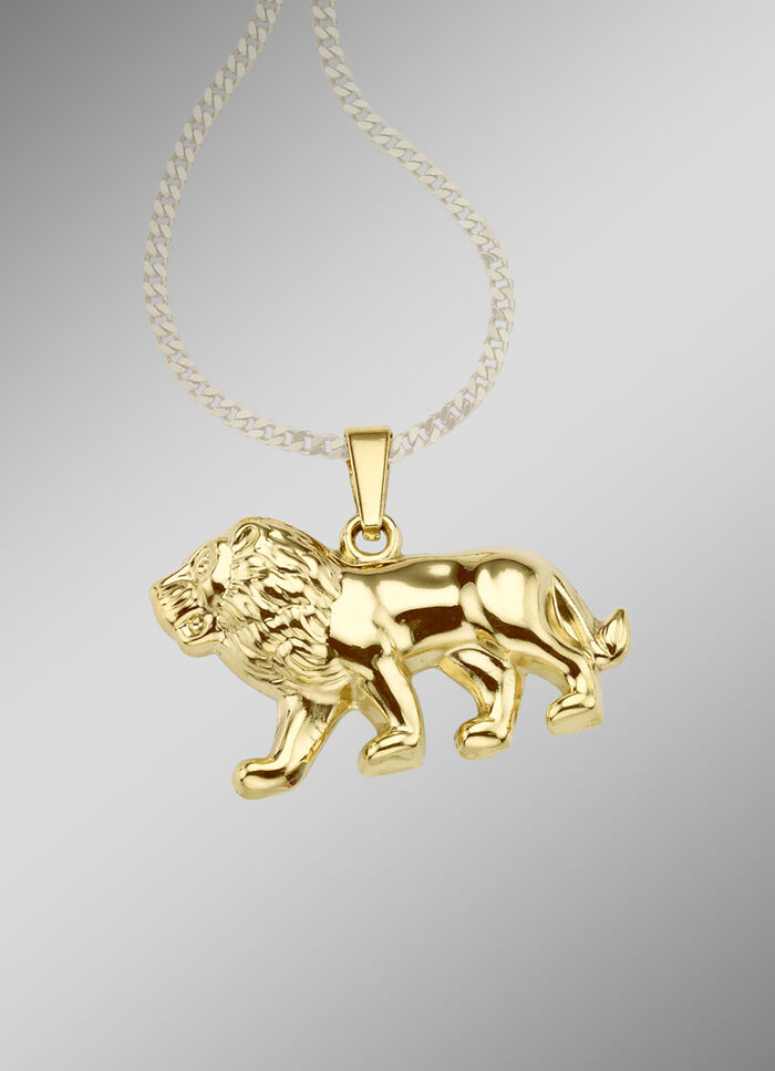 Hochglänzender Löwen-Anhänger 