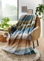 Schlafdecke mit Veloursbandeinfassung 