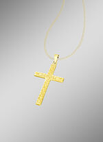 Diamantierter Kreuz-Anhänger 