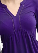 Shirt mit Lochstickerei 