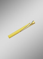 Krawattenhalter mit Weißgoldrille 