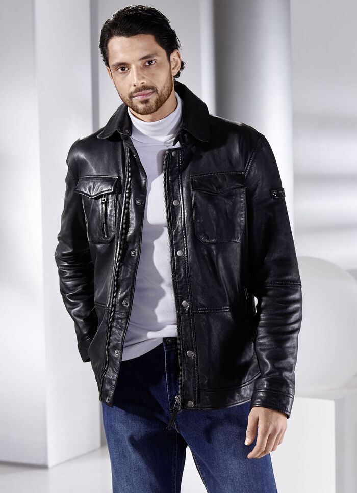 Lederkurzjacke von „Cabrini“ 