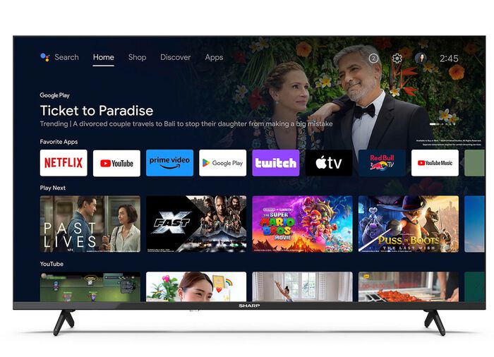 Sharp FH2EA rahmenloser Full-HD-LED-Android-Fernseher 