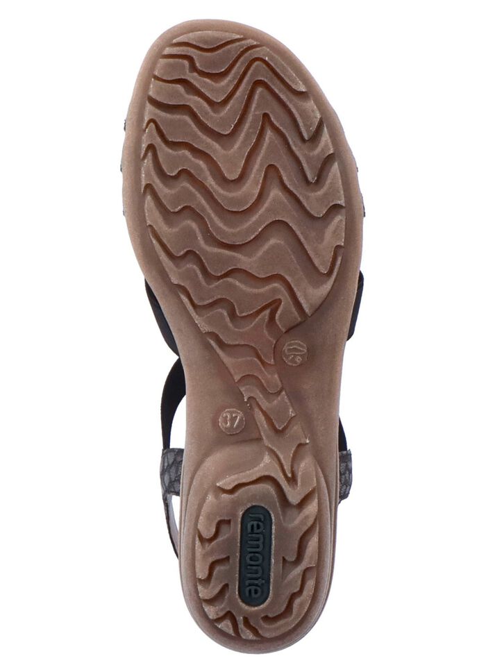 Remonte Riemchen-Sandalen mit Metallschmuck 