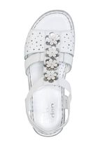 ELENA EDEN, sommerliche Damen-Sandalen, Weite G, aus Leder 