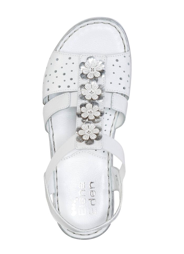 ELENA EDEN, sommerliche Damen-Sandalen, Weite G, aus Leder 